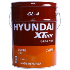 Олива трансмісійне XTEER Hyundai Gear Oil GL-4 75W90 (1120435), 20л купити в Україні