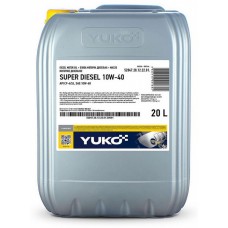 Олива моторне мінеральне YUKO SUPER DIESEL 10W-40 20л (21331)