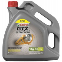 Олива моторне напівсинтетичне CASTROL GTX ULTRACLEAN A3 B4 10W-40 4л (15DE18) купити в Україні цена
