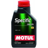 Олива моторне синтетичне MOTUL SPECIFIC LPG-CNG Technosynthese 5W-40, 1л (854611) (110668) купити в Україні цена