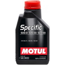 Олива моторне 100% синтетичне эстеровое MOTUL Specific VW 506.01-506.00-503.00 0W-30, 1л (824201) (106429)