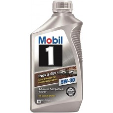 Олива моторне синтетичне Mobil 1 Truck & SUV 5W30, 0,946л (124599)