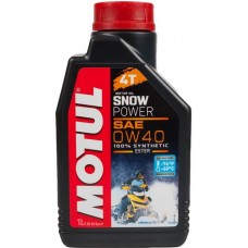 Олива моторне 100% синтетичне эстеровое MOTUL Snowpower 4T 0W-40, 1л (826901) (105891)