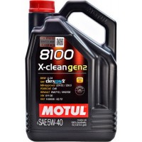 Олива моторне 100% синтетичне MOTUL 8100 X-clean GEN2 5W-40, 5л (854151) (109762)