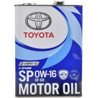 Олива моторне синтетичне TOYOTA Synthetic Motor Oil SP/GF-6B 0W-16, 4л (0888013105) купити в Україні цена