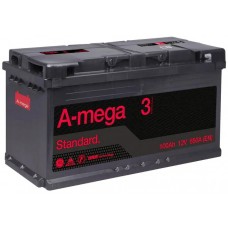 Батарея аккумуляторная A-MEGA Standard (М3) 100Ah 850A, 6СТ-100-АЗ(0)+справа (AS1000) купити в Україні