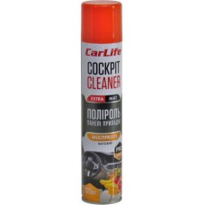 Полироль для пластика CARLIFE Cockpit Cleaner Extra Mat мультифрукт, 320мл (CF345)
