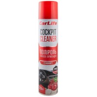 Полироль для пластика CARLIFE Cockpit Cleaner вишня, 320мл (CF330)