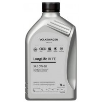Олива моторне синтетичне VAG LongLife IV FE 0W-20, 1л (GS60577M2) купити в Україні цена