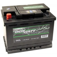 Батарея аккумуляторная GIGAWATT 12В, G62L, 60Ah, 540А купити в Україні