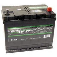 Батарея аккумуляторная GIGAWATT 12В, G68JR, 68Ah, 550А купити в Україні