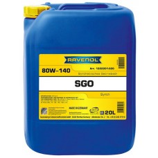 Олива трансмісійне синтетичне RAVENOL Getriebeoel SGO SAE 80W-140 GL-5, 20л (1222201020) купити в Україні