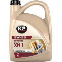 Олива моторне синтетичне K2 SYNTHETIC MOTOR OIL SN XN1 5W-30 5л (O1495E)