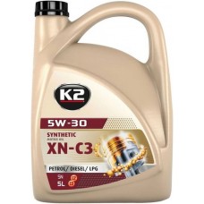 Олива моторне синтетичне K2 SYNTHETIC MOTOR OIL SN XN-C3 5W-30 5л (O1515E)