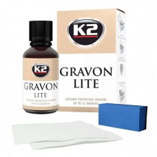 Набор для нанесения керамического покрытия с аппликатором и салфетками K2 GRAVON LITE SET 50мл (G033) купити в Україні