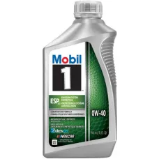 Олива моторне синтетичне Mobil 1 ESP X2 0W-40 Diesel & Gas, 0,946л (124798)