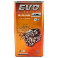Олива моторне синтетичне EVO D7 TURBO DIESEL 5W40, 5л (D75L5W40TURBODIESEL)