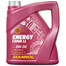 Олива моторне синтетичне MANNOL ENERGY COMBI LL 5W-30, 4л