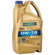 Олива моторне синтетичне RAVENOL FEH 0W-16 4л (1112115004)