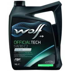 Олива моторне синтетичне WOLF OfficialTech C2 5W-30, 4л (8309014)