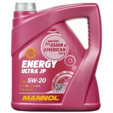 Олива моторне синтетичне MANNOL Energy Ultra JP 5W-20, 4л