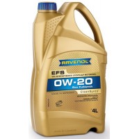 Олива моторне синтетичне RAVENOL EFS 0W-20 4л (1111105004)