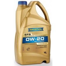 Олива моторне синтетичне RAVENOL EFS 0W-20 4л (1111105004)
