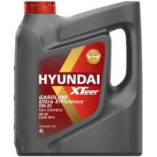 Олива моторна синтетична XTEER Hyundai Gasoline Ultra Efficiency 0W-20 (1041121), 4л