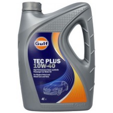 Олива моторне напівсинтетичне GULF TEC PLUS 10W-40, 4л (TECPLUS10W404L)