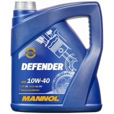 Олива моторне напівсинтетичне MANNOL DEFENDER 10W-40, 4л