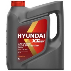 Олива моторне синтетичне XTEER Hyundai Gasoline Ultra Protection 5W-40 (1041126), 4л