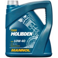 Олива моторне напівсинтетичне MANNOL MOLIBDEN 10W-40, 4л