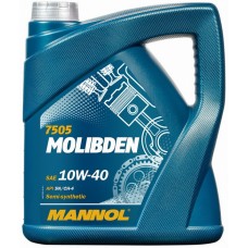 Олива моторне напівсинтетичне MANNOL MOLIBDEN 10W-40, 4л
