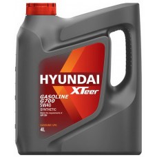 Олива моторне синтетичне XTEER Hyundai Gasoline G700 5W-40 (1041136), 4л