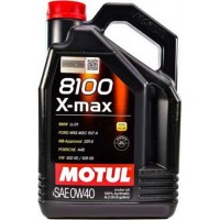 Олива моторне 100% синтетичне MOTUL 8100 X-max 0W-40, 4л (348207) (104532)