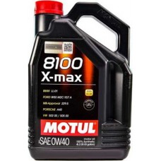 Олива моторне 100% синтетичне MOTUL 8100 X-max 0W-40, 4л (348207) (104532)