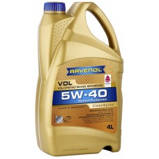 Олива моторне синтетичне RAVENOL VDL 5W-40 4л (1111132004)