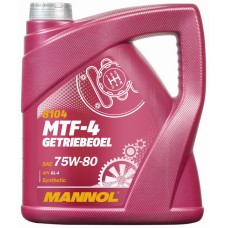 Олива трансмісійне синтетичне MANNOL MTF-4 GETRIEBEOEL, 4л купити в Україні