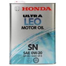 Олива моторне синтетичне HONDA Ultra LEO-SN 0W-20, 4л (0822799974) купити в Україні цена