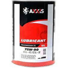 Олива трансмісійне синтетичне AXXIS GL-4/GL-5 75W-90, 10л (AX1009) купити в Україні