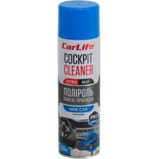 Полироль для пластика CARLIFE Cockpit Cleaner Extra Mat новая машина, 500 мл (CF524)
