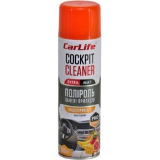Полироль для пластика CARLIFE Cockpit Cleaner Extra Mat мультифрукт, 500 мл (CF525)