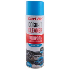 Полироль для пластика CARLIFE Cockpit Cleaner новая машина, 500мл (CF506)