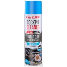 Полироль для пластика CARLIFE Cockpit Cleaner Extra Mat кокос, 500мл (CF527)