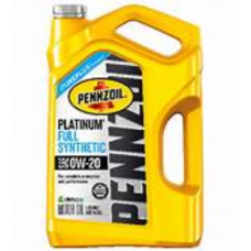 Олива моторне синтетичне Pennzoil Platinum Engine Oil Full Synthetic 0W-20, 4,73 л (550046127)