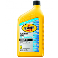 Олива моторне синтетичне Pennzoil Platinum Euro Full Synthetic 5W-40 , 0,946 л (550051120)