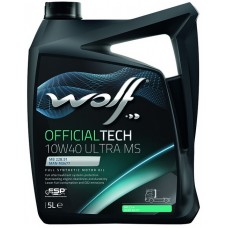 Олива моторне синтетичне WOLF OfficialTech ULTRA MS 10W-40, 5л (8307317)