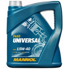Олива моторне мінеральне MANNOL UNIVERSAL 15W-40, 5л