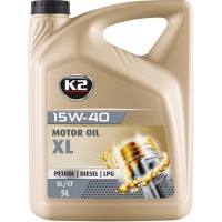 Олива моторне мінеральне K2 MOTOR OIL SL/CF XL 15W-40,5л (O2535E) купити в Україні цена