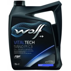 Олива моторне синтетичне WOLF VitalTech PI C3 5W-40, 5л (8303012)